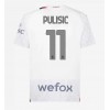 AC Milan Christian Pulisic #11 Bortatröja 2023-24 Korta ärmar